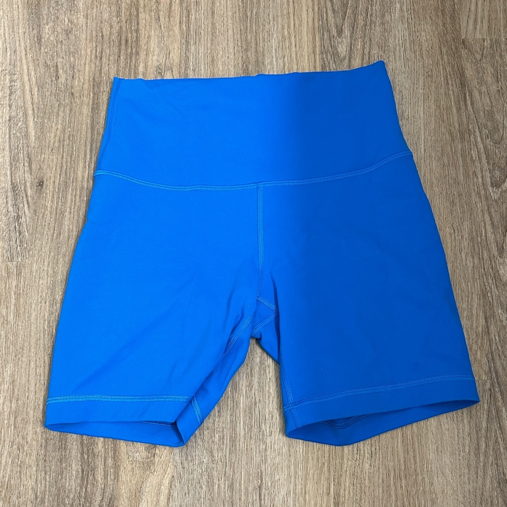 Lululemon Athletica Electric Blue Bike Shorts